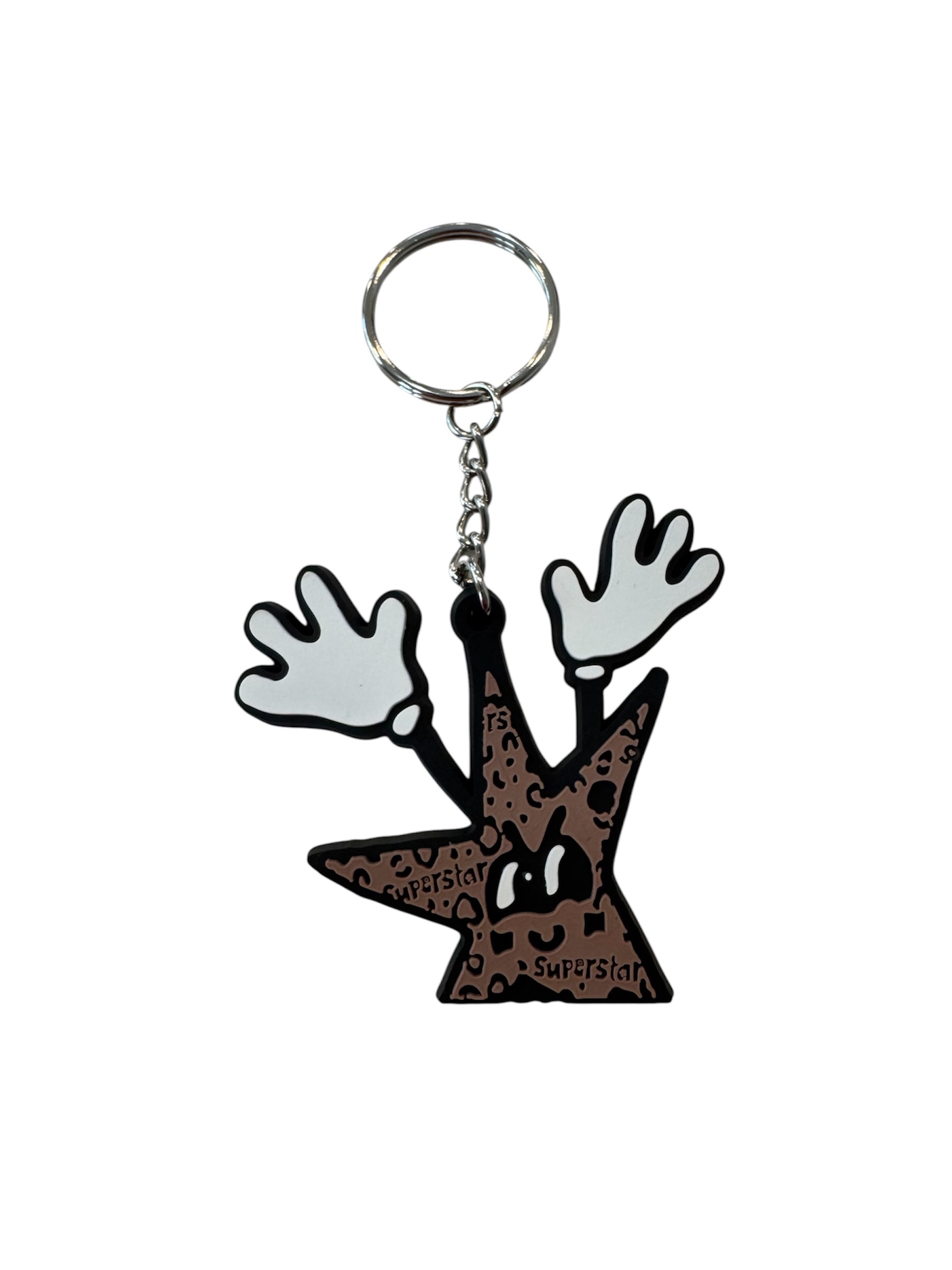 superstar guy cheetah keychain