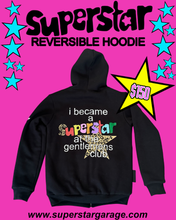 Load image into Gallery viewer, superstar reversible zip hoodie