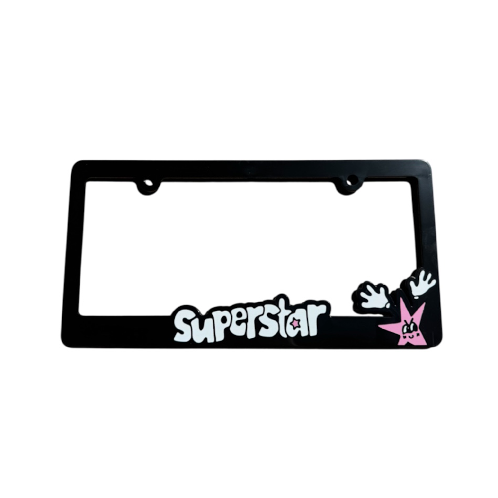 superstar guy plate frame