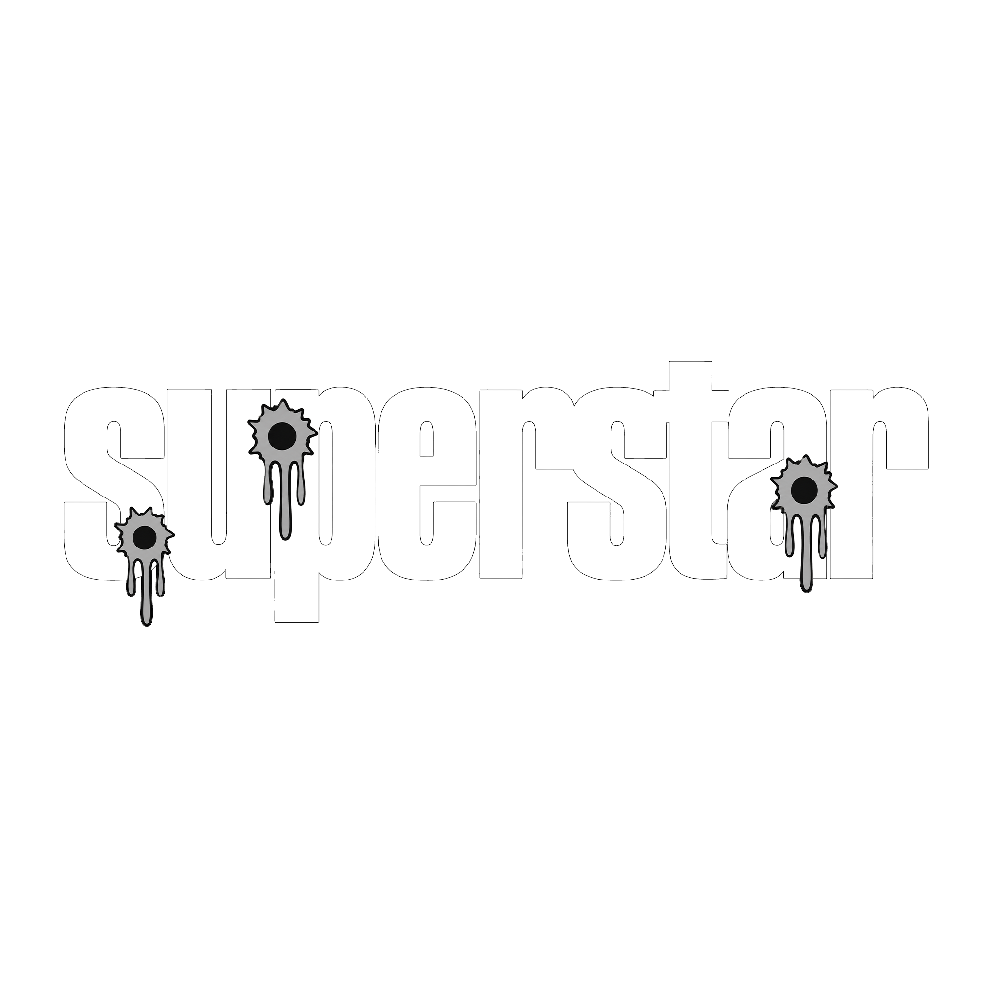 bullet hole sticker