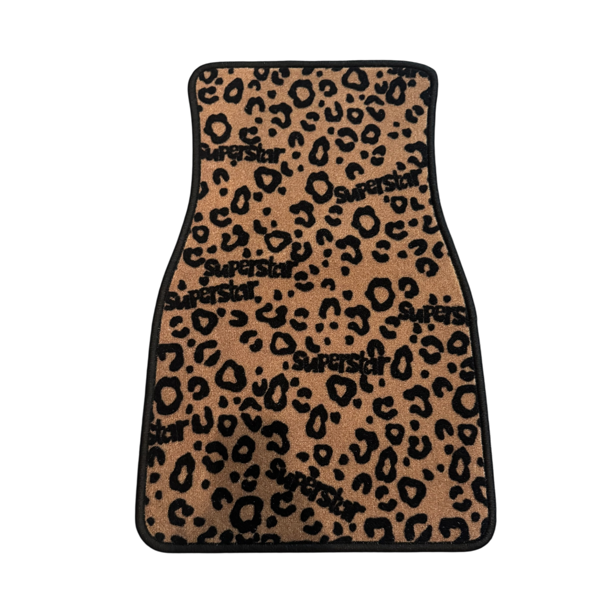 cheetah print car floor mats
