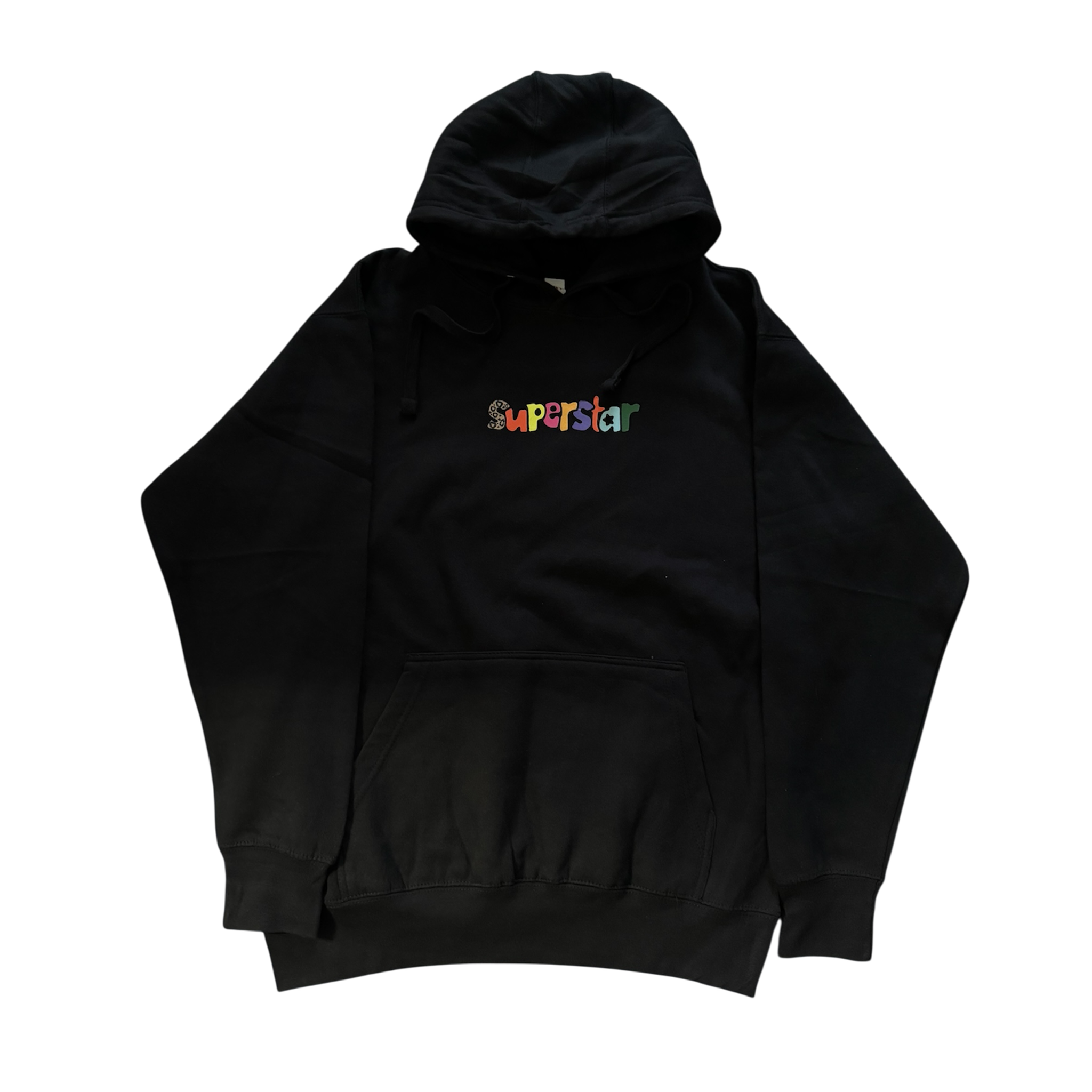 superstar colorful logo hoodie