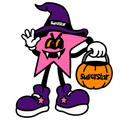 Superstar Halloween Sticker