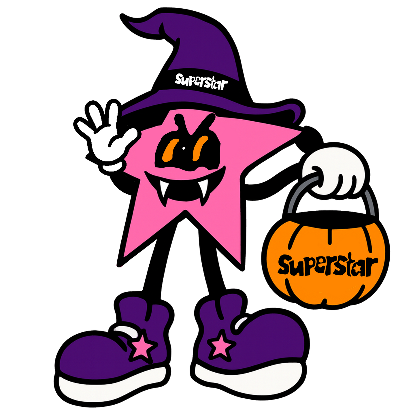 Superstar Halloween Sticker