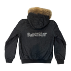 superstar fur denim jacket
