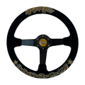 black/gold superstar steering wheel