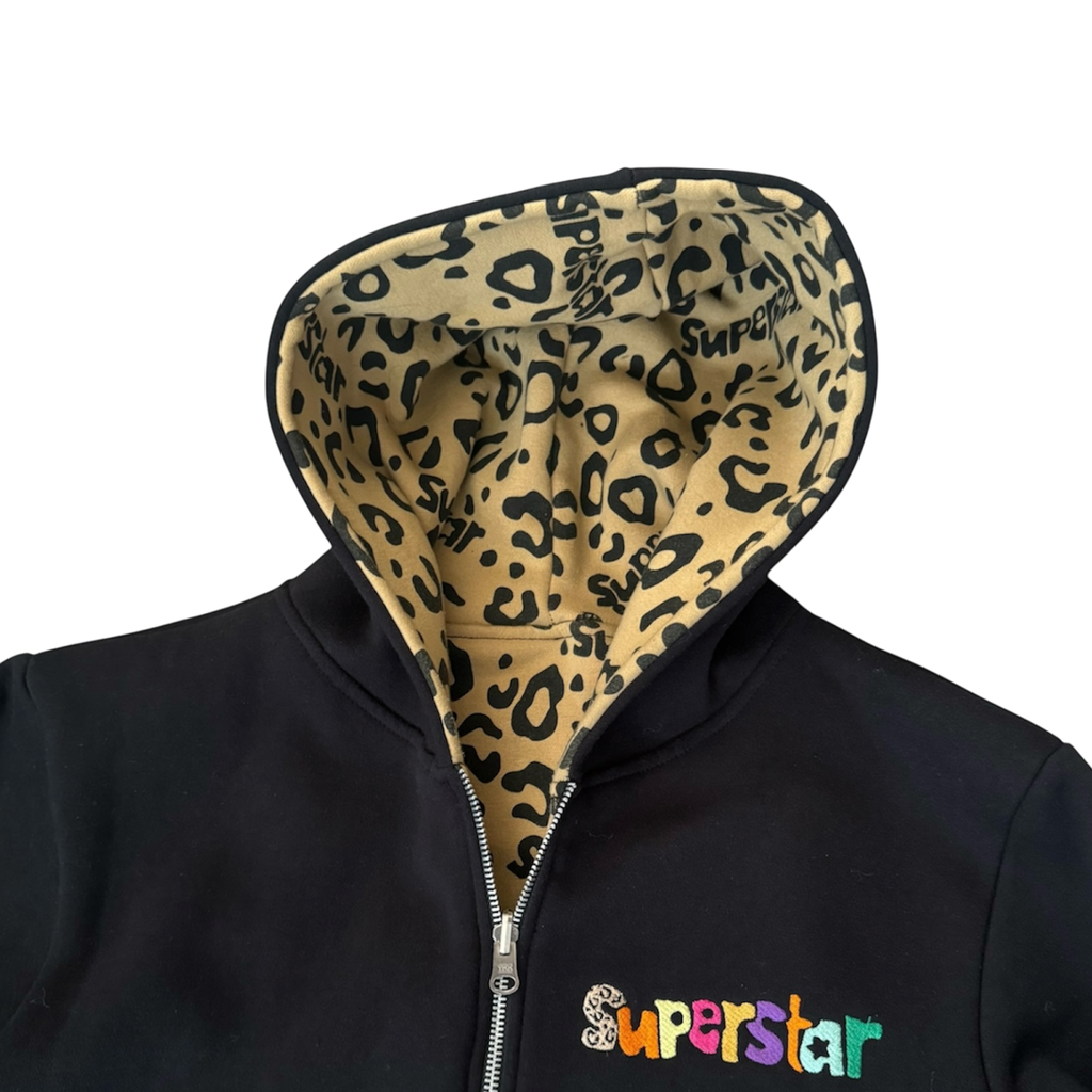 superstar reversible zip hoodie