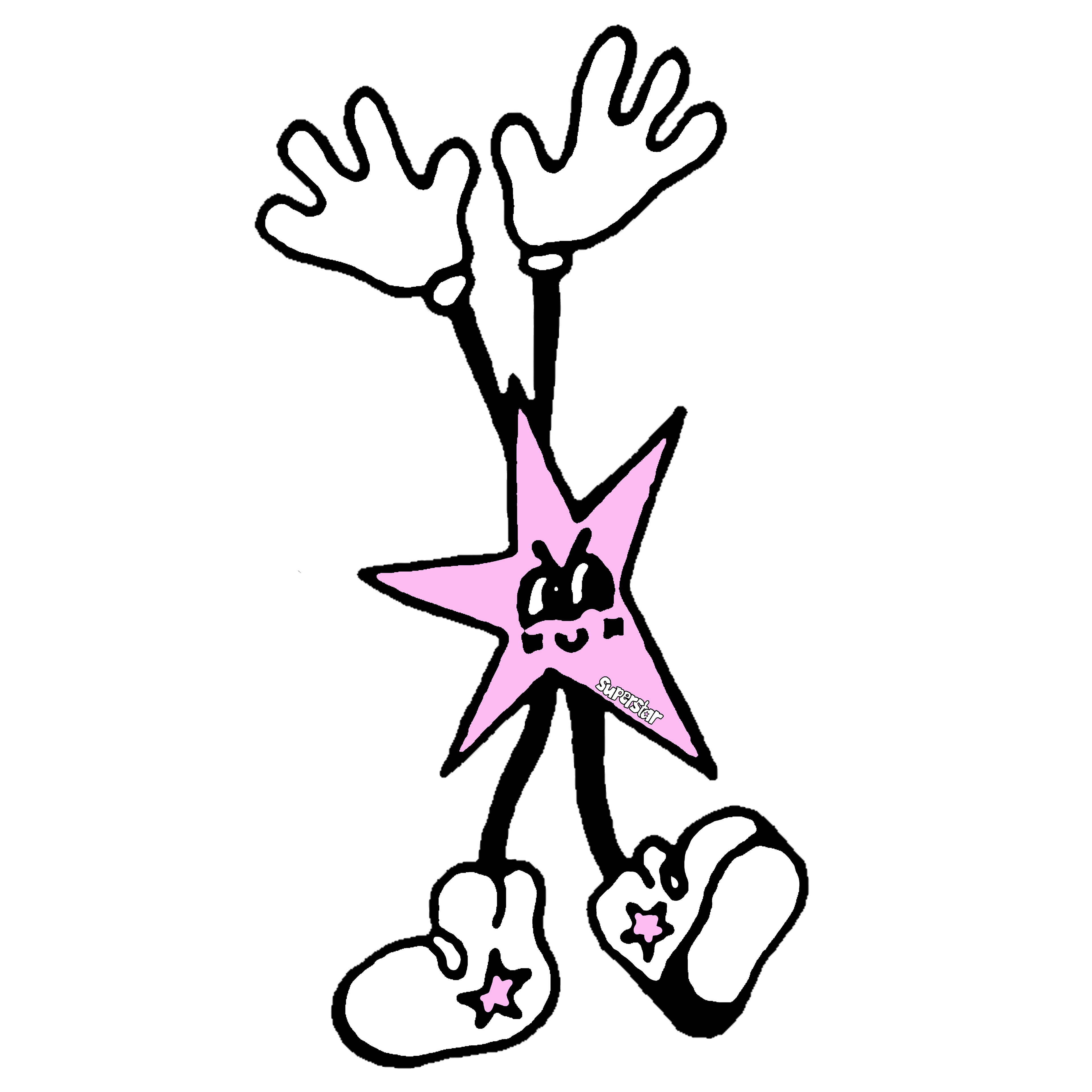 superstar guy sticker