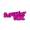 superstar girl sticker