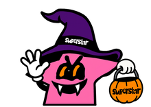 Load image into Gallery viewer, Superstar Halloween Peeker Sticker